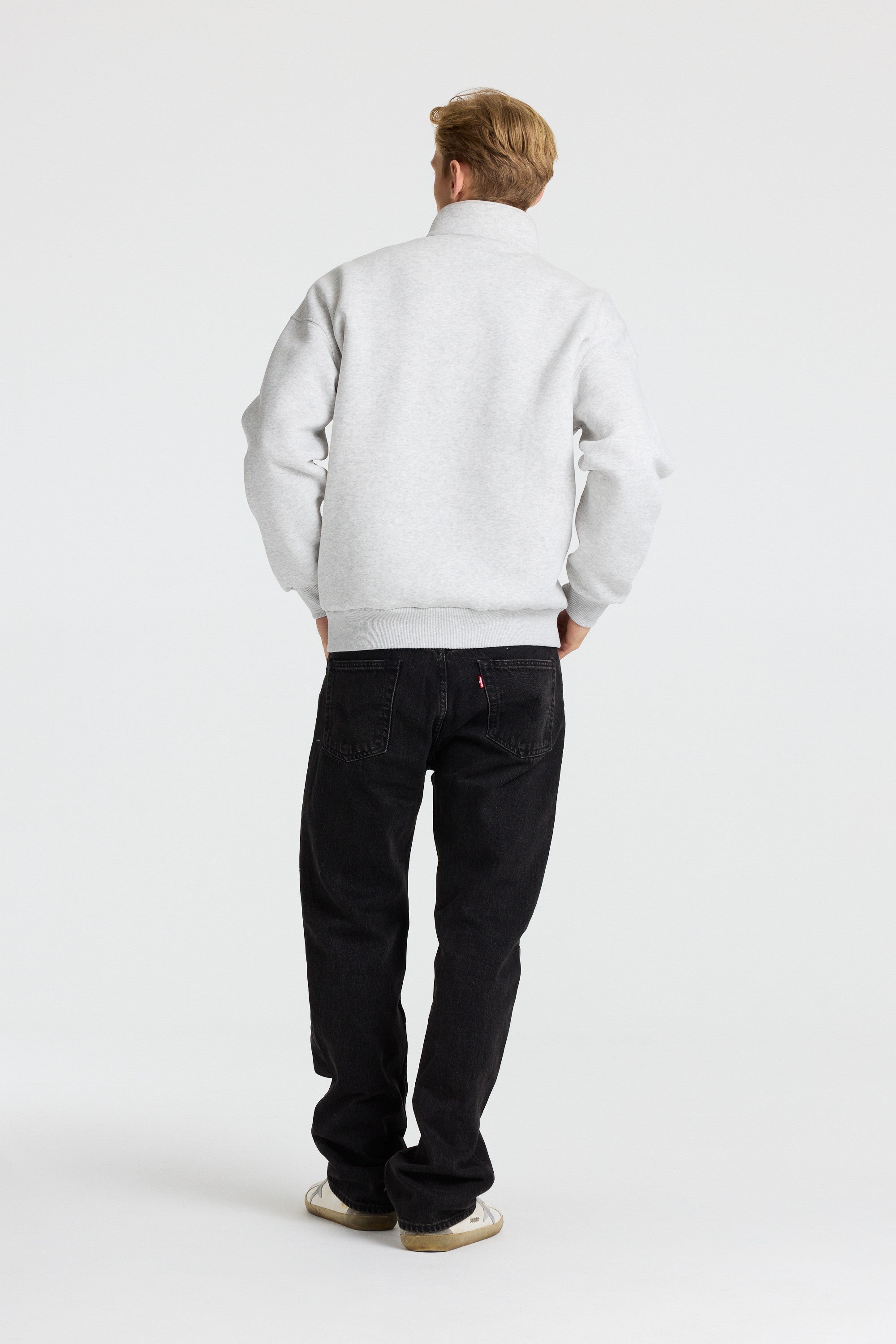 M. 1/4 Zip - Grey Melange